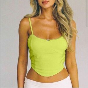 Tiger Mist Floral Spring Cottagecore Crop Top